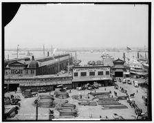 White Star Line piers, New York, c1905. Creator: Unknown
