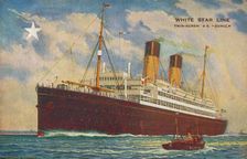White Star Line. Twin-Screw S.S. "Doric.", c1920s. Creator: Unknown