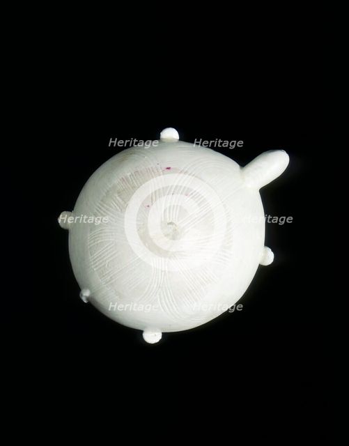 White stoneware tortoise float, Qing dynasty, China, 18th century. Creator: Unknown.