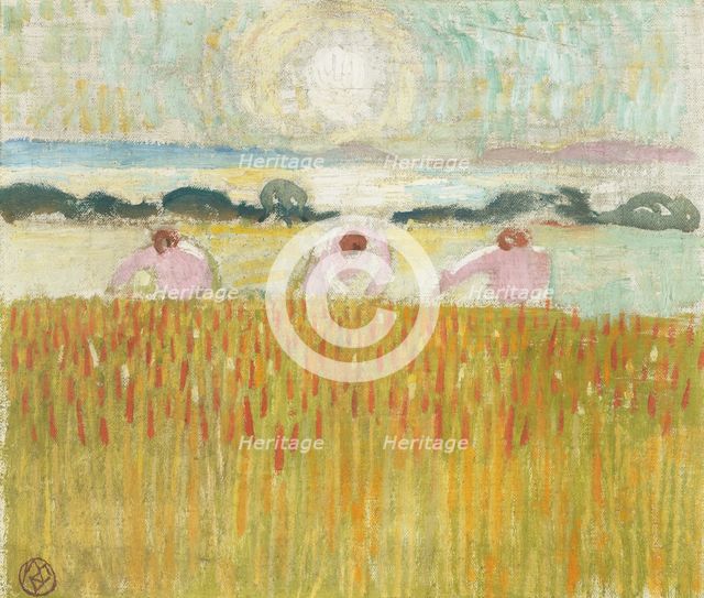 White Sun on the Corn, 1914. Creator: Denis, Maurice (1870-1943).