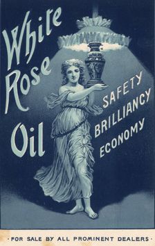 White Rose Lamp Oil,1890s