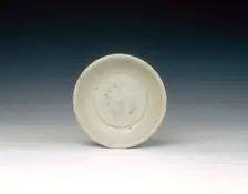 White ware saucer dish, early Northern Song dynasty, China, 10th-11th century. Creator: Unknown