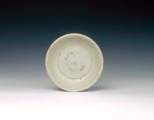 White ware saucer dish, early Northern Song dynasty, China, 10th-11th century. Creator: Unknown