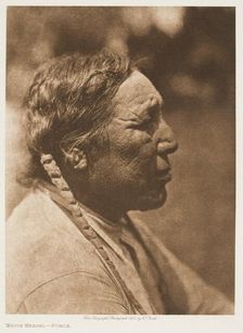 White Weasel-Ponca, 1927. Creator: Edward Sheriff Curtis