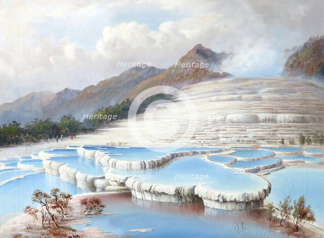 White Terraces, 1882. Creator: Charles Blomfield.