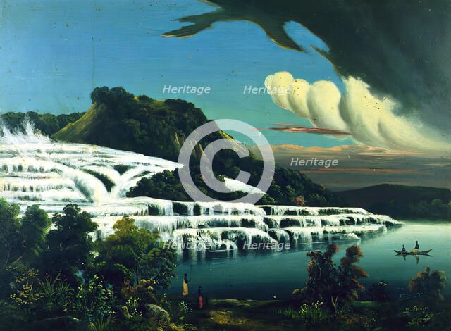 White Terraces, Rotomahana, (c1890s). Creator: William Binzer.