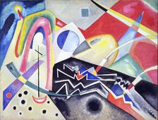 White Zig Zags, 1922. Creator: Kandinsky, Wassily Vasilyevich (1866-1944)