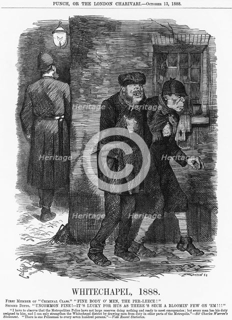 'Whitechapel', 1888. Creator: Joseph Swain.