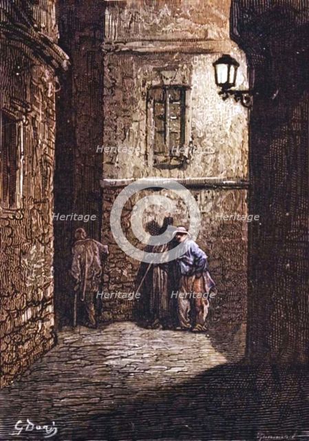 'Whitechapel - A Shady Place', 1872.  Creator: Gustave Doré.