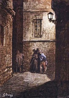 Whitechapel - A Shady Place 1872. Creator: Gustave Doré