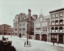 Whitechapel Fire Station, Commercial Road, Stepney, London, 1902