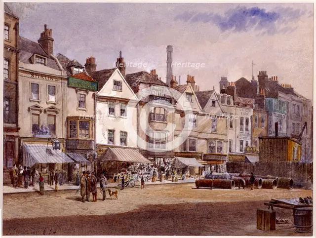 Whitechapel High Street, Stepney, London, 1884. Artist: John Crowther