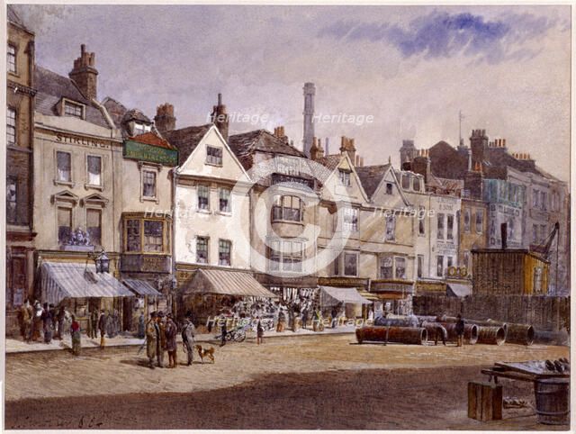 Whitechapel High Street, Stepney, London, 1884. Artist: John Crowther