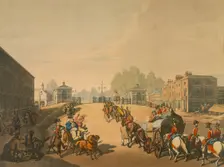 Whitechapel Turnpike, London, 1798. Creator: Thomas Rowlandson