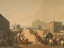 Whitechapel Turnpike, London, 1798. Creator: Thomas Rowlandson