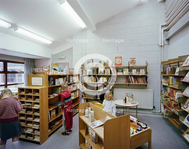 Whitecote Primary School, Wellington Grove, Bramley, Leeds, 08/03/1989. Creator: John Laing plc.