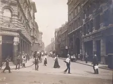 Whitecross Street from Fore Street, London, c1920. Artist: Anon