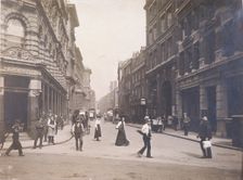 Whitecross Street from Fore Street, London, c1920. Artist: Anon