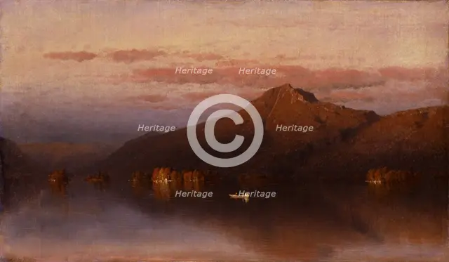 Whiteface Mountain from Lake Placid, 1866. Creator: Sanford Robinson Gifford.