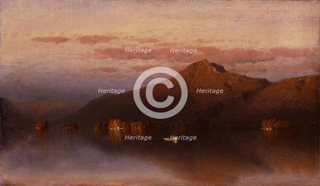 Whiteface Mountain from Lake Placid, 1866. Creator: Sanford Robinson Gifford.