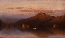 Whiteface Mountain from Lake Placid, 1866. Creator: Sanford Robinson Gifford