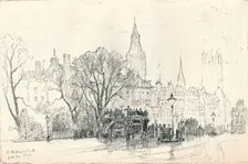 Whitehall c1893. Artist: Herbert Menzies Marshall