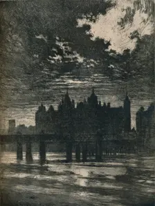 Whitehall Court, 1903. (1906-7). Artist: Joseph Pennell