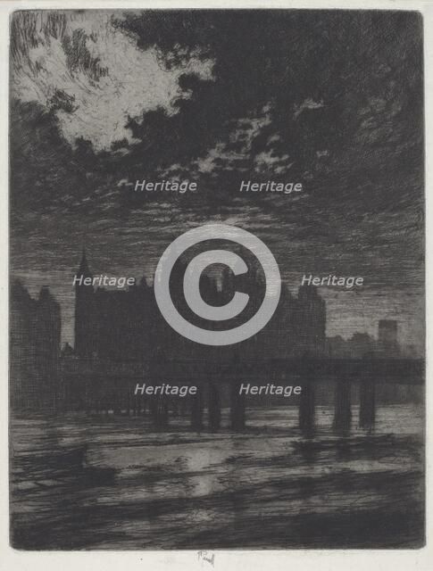 Whitehall Court, 1903. Creator: Joseph Pennell.