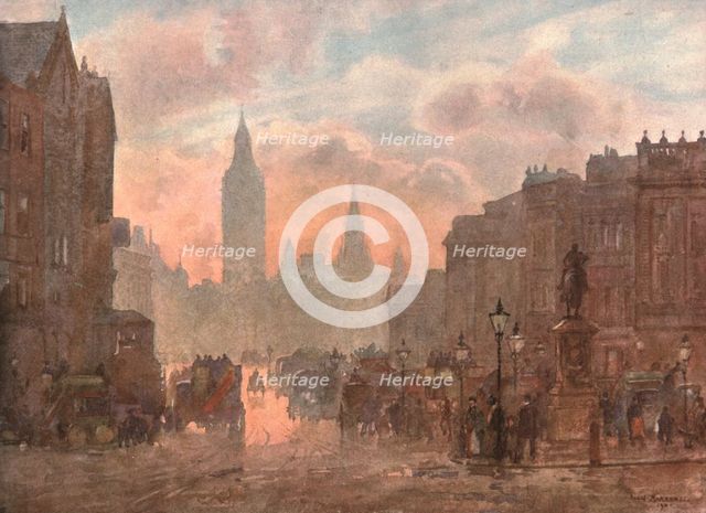 'Whitehall from Charing Cross', c1899, (c1900).  Creator: Unknown.