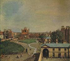 Whitehall from Richmond House 1746. Artist: Canaletto