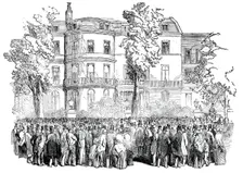Whitehall Gardens, London, 1850. Creator: Unknown