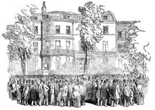 Whitehall Gardens, London, 1850. Creator: Unknown