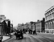 Whitehall, looking north-east from Horse Guards, London, 1884. Artist: Bedford Lemere and Company