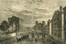 Whitehall, Looking Towards the Holbein Gateway (1881). Creator: Unknown