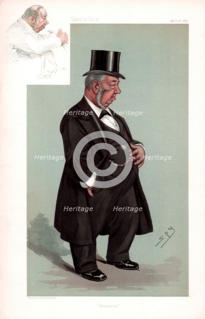 'Whitehaven', Augustus Helder, British politician, 1896.Artist: Spy