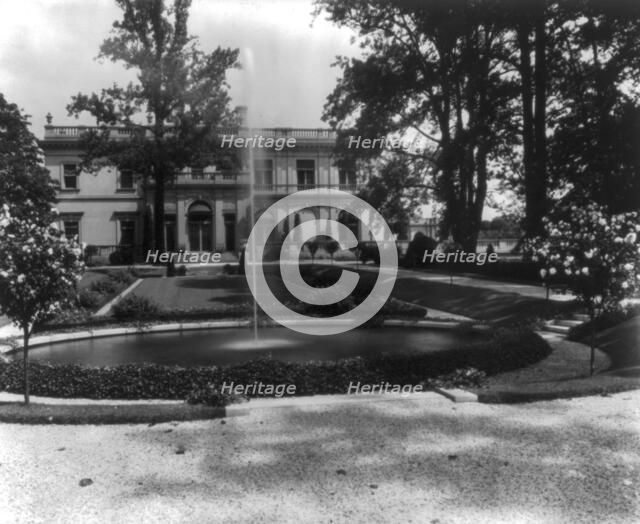 "Whitemarsh Hall," Edward Townsend Stotesbury house, Wyndmoor, Pennsylvania, 1922 or 1923. Creator: Frances Benjamin Johnston.