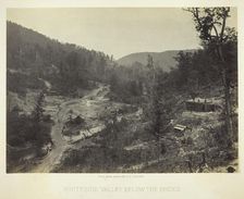 Whiteside Valley below the Bridge, 1864. Creator: George N. Barnard