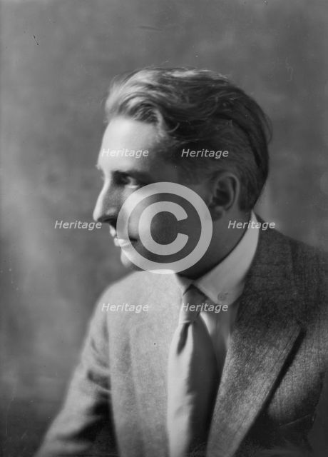 Whithorn, Mr., portrait photograph, 1917 June 29. Creator: Arnold Genthe.