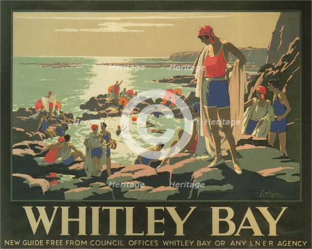 Whitley Bay, 1929. Creator: John Littlejohns.