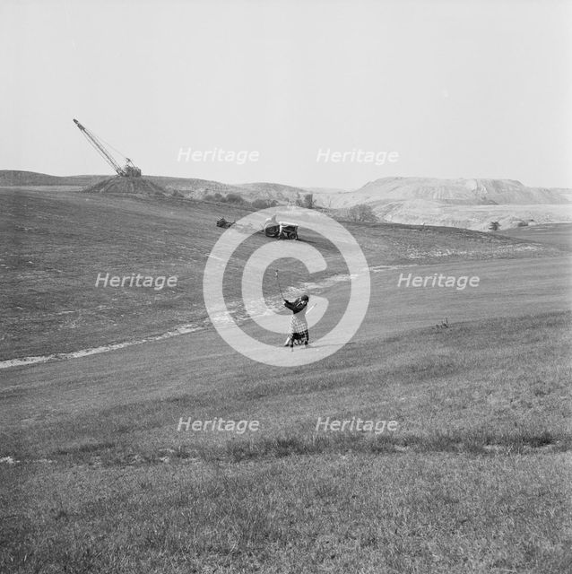 Whitley Bay Golf Course, Whitley Bay, North Tyneside, 23/04/1953. Creator: John Laing plc.
