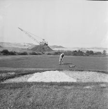 Whitley Bay Golf Course, Whitley Bay, North Tyneside, 23/04/1953. Creator: John Laing plc
