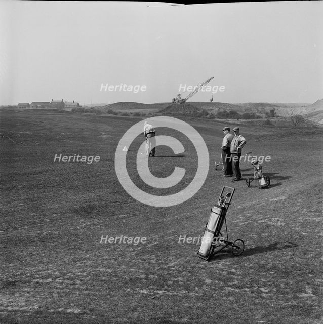 Whitley Bay Golf Course, Whitley Bay, North Tyneside, 23/04/1953. Creator: John Laing plc.