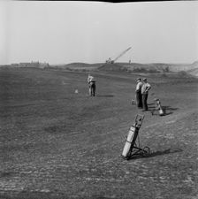 Whitley Bay Golf Course, Whitley Bay, North Tyneside, 23/04/1953. Creator: John Laing plc