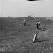 Whitley Bay Golf Course, Whitley Bay, North Tyneside, 23/04/1953. Creator: John Laing plc