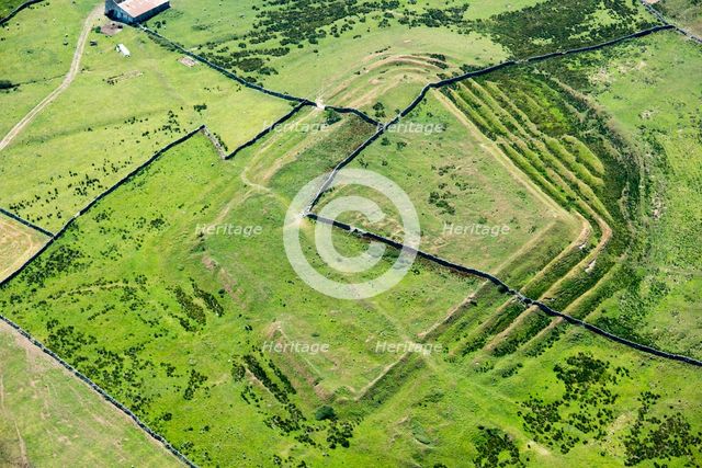 Whitley Castle Roman fort, Northumberland, 2018. Creator: Emma Trevarthen.