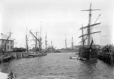 Whitstable Harbour, Kent, 1890-1910