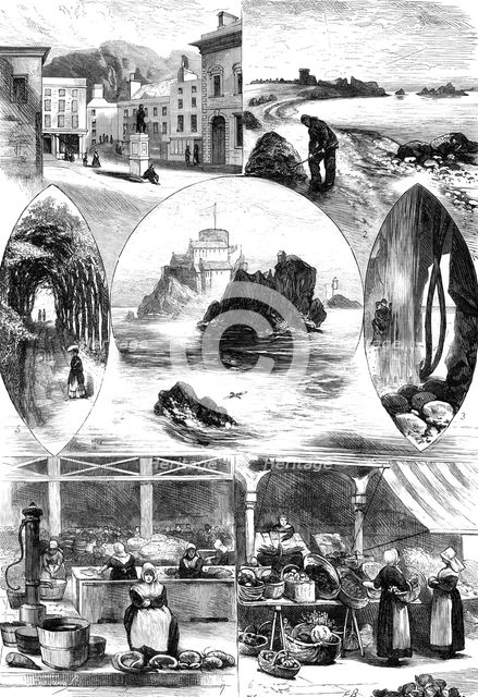 Whitsuntide Holiday Sketches: Jersey, 1880. Creator: H. Buckman.
