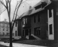 Whittemore House, Washington, D.C.- exterior showing main entrance, c1900. Creator: Frances Benjamin Johnston