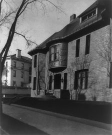Whittemore House, Washington, D.C. - exterior showing main entrance, c1900. Creator: Frances Benjamin Johnston