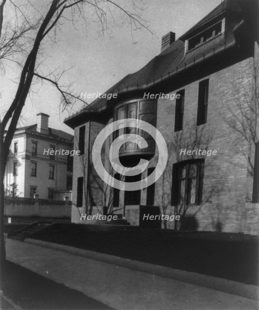 Whittemore House, Washington, D.C. - exterior showing main entrance, c1900. Creator: Frances Benjamin Johnston.